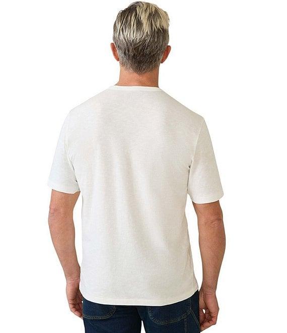 Faherty Sunwashed Chest Stripe Short Sleeve T-Shirt Product Image