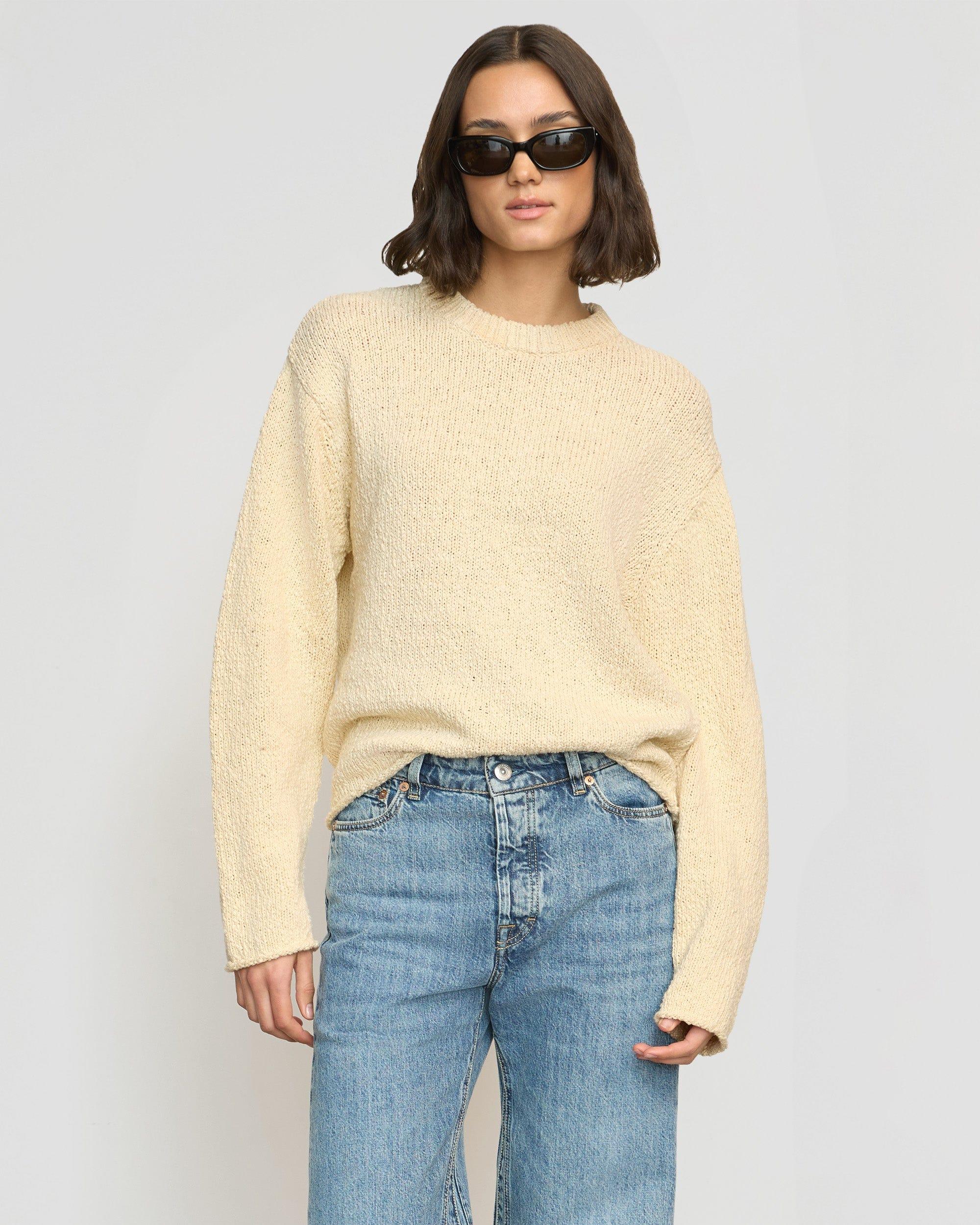 Sonya Textured Organic Cotton Sweater Product Image