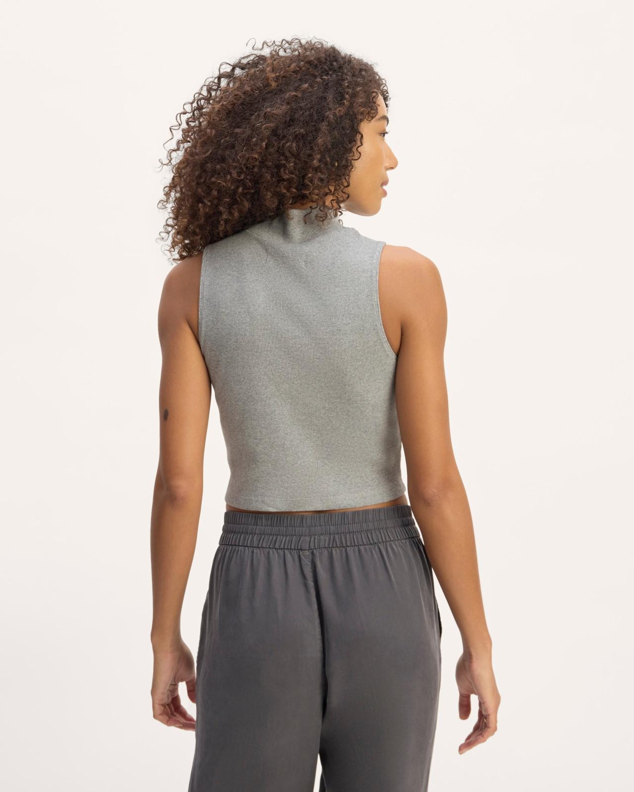 Womens Ribbed Mockneck Tank Sweater by Everlane Product Image