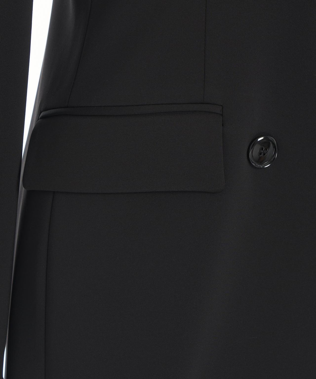 Double-breasted blazer in scuba Product Image