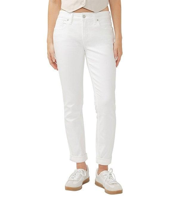 Silver Jeans Co. Stretch Denim Boyfriend Slim Jeans Product Image
