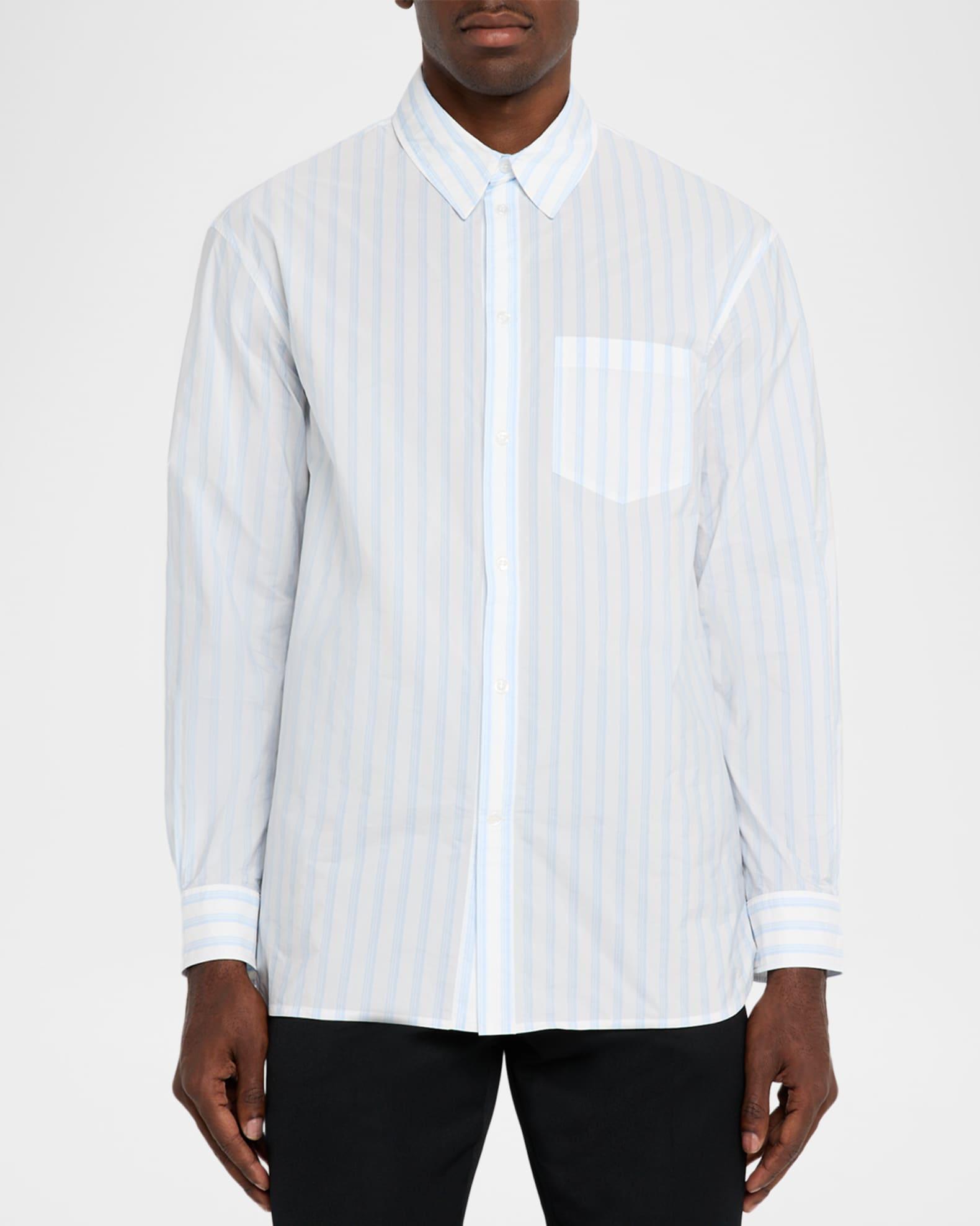 Men's Multi-Stripe Pocket Sport Shirt Product Image