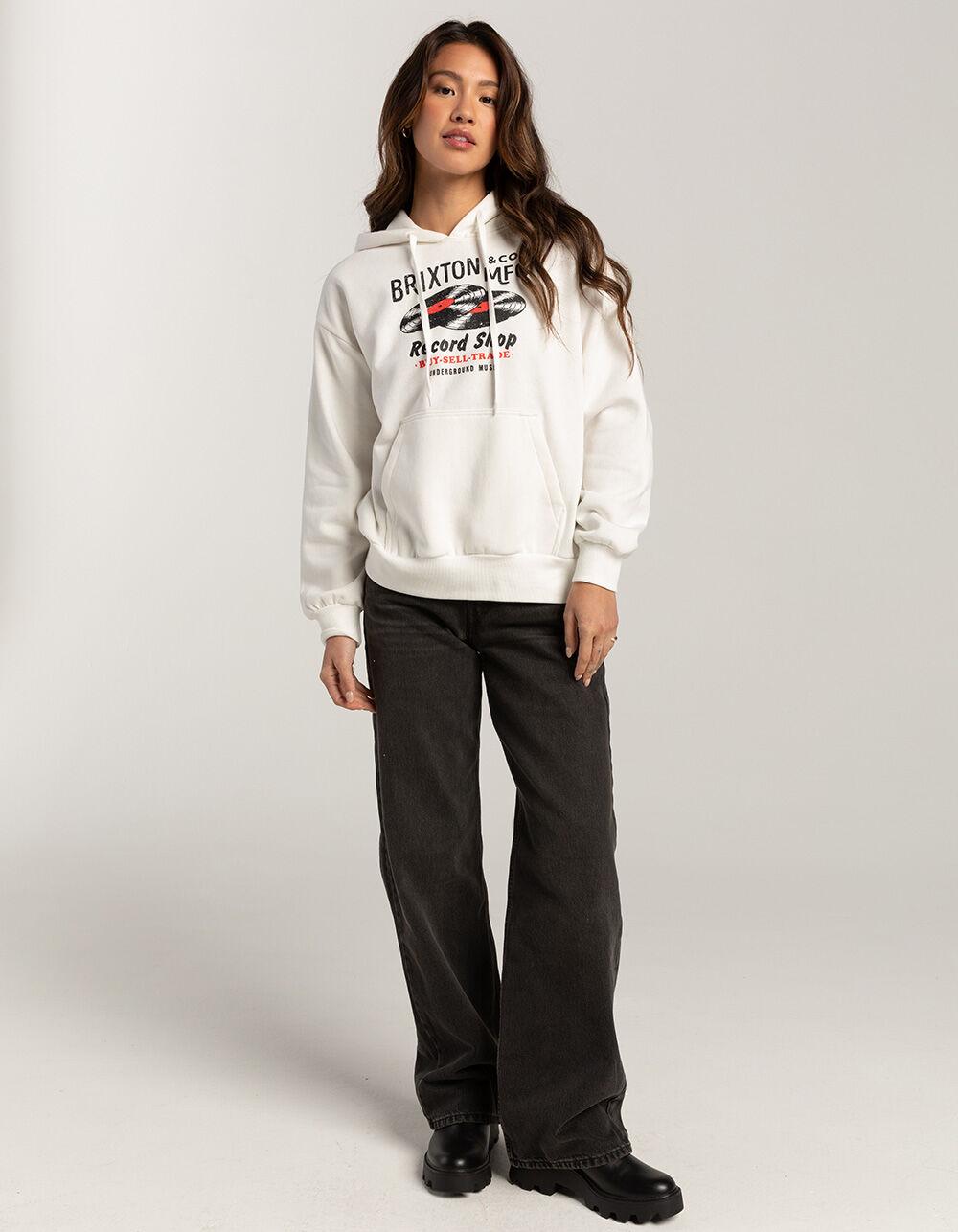 BRIXTON Underground Womens Hoodie - OFF WHITE Product Image