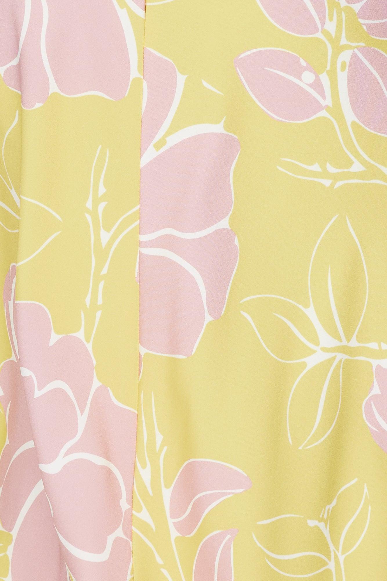 Oasis Hour Halter Maxi Dress Yellow Product Image