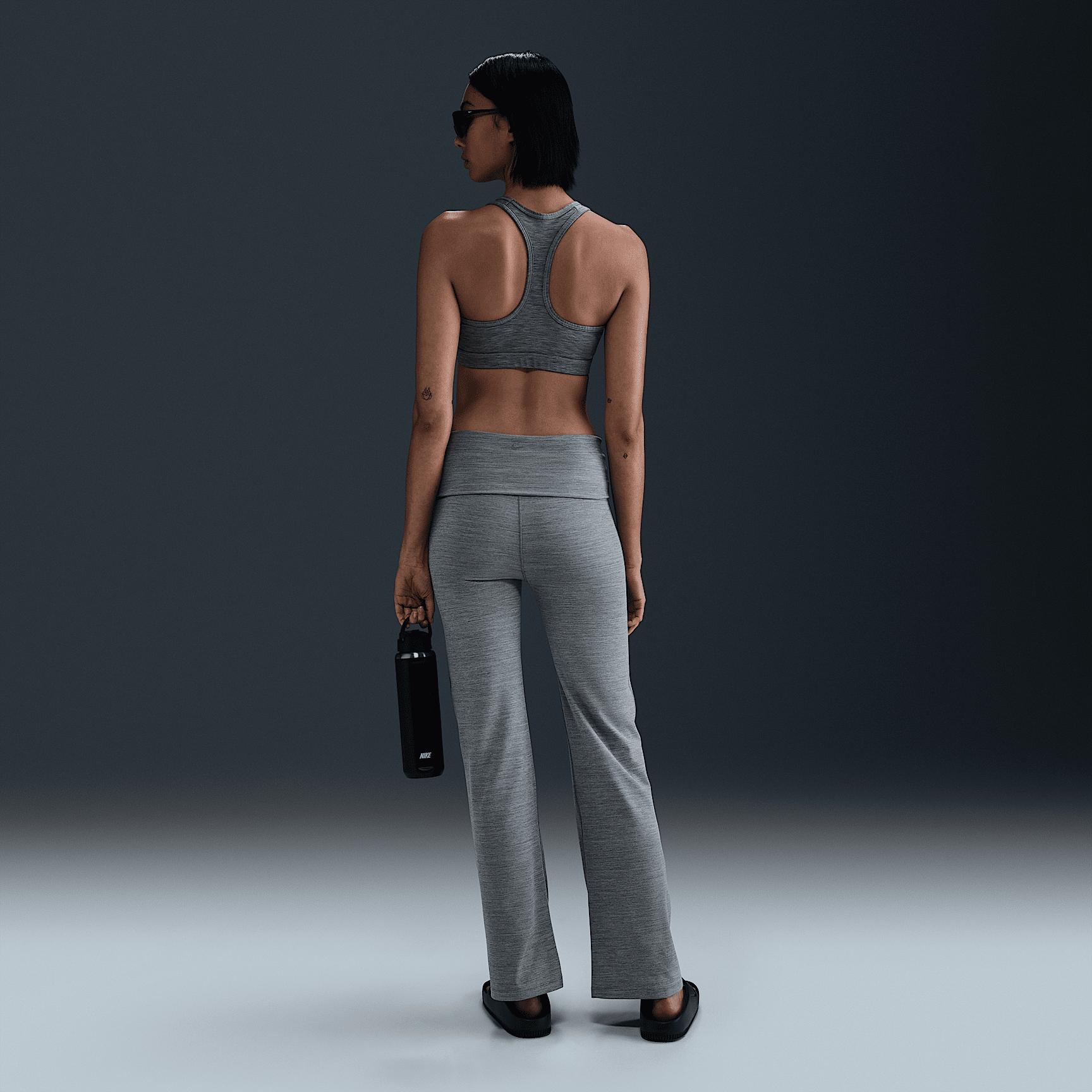 Nike Womens One Dri-FIT High-Waisted Fold-Over Pants | FV7848-084 Product Image