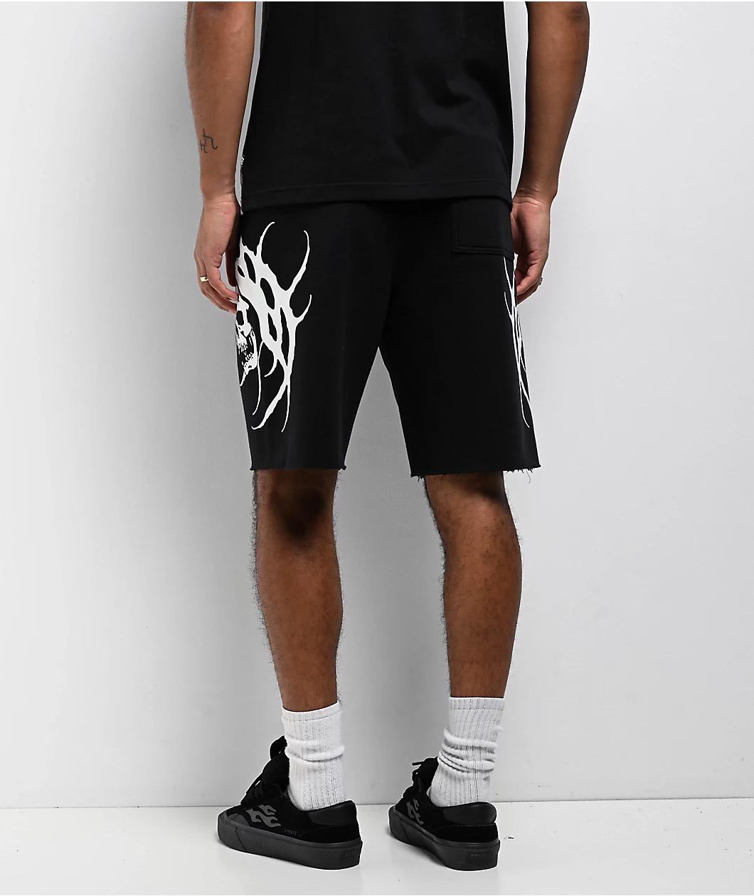 Lurking Class by Sketchy Tank x Kyle Grand Sins Black Sweat Shorts Product Image