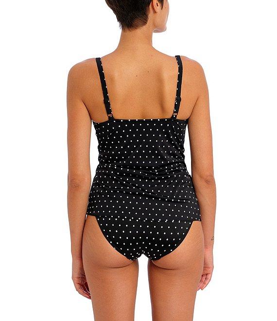 Freya Jewel Cove Dotted Print Moderate Coverage Bikini Hipster Swim Bottom Product Image