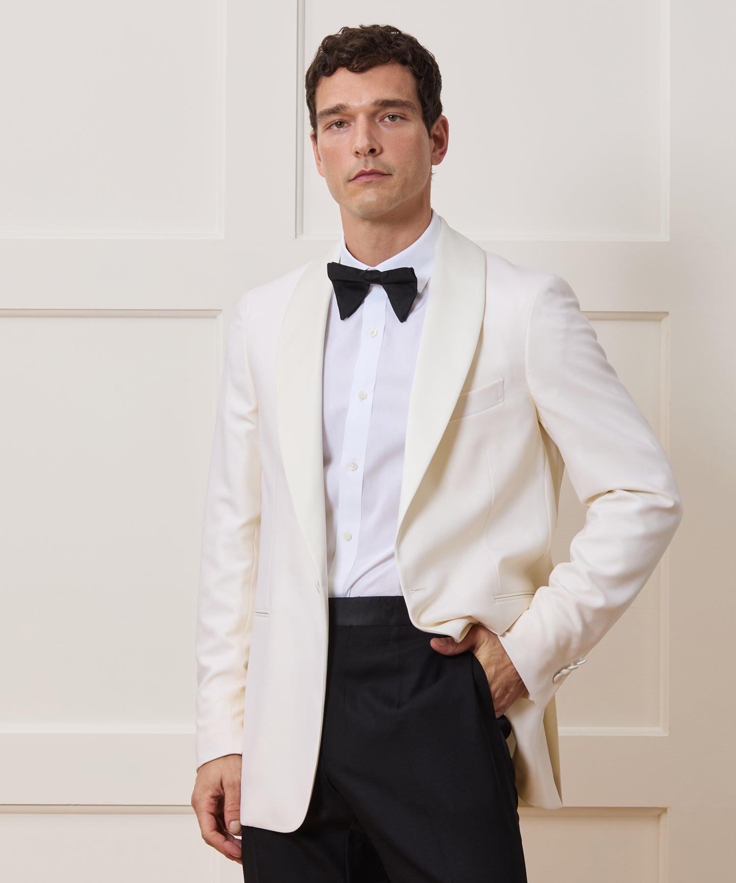 Italian Wool Shawl Tuxedo Jacket Product Image