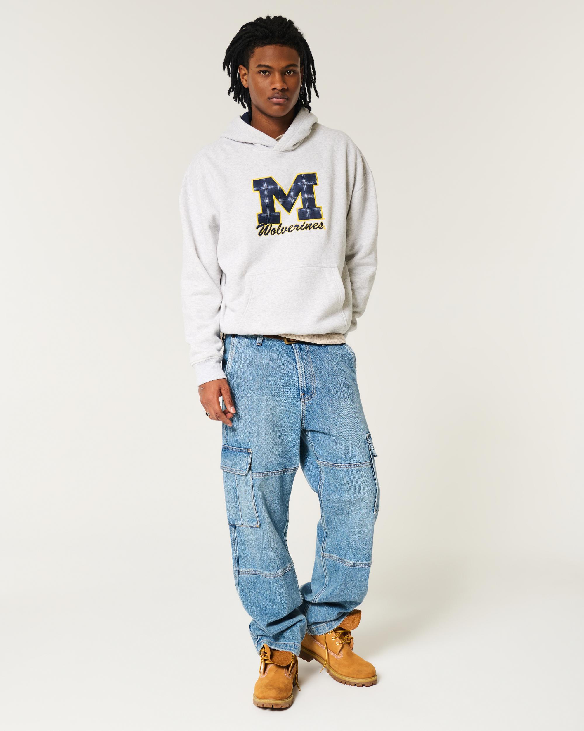 Boxy UConn Graphic Hoodie Product Image