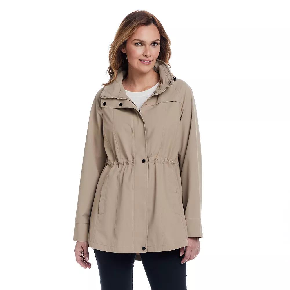 Women's Gallery Hooded Packable Jacket, Size: Small, Brown Product Image