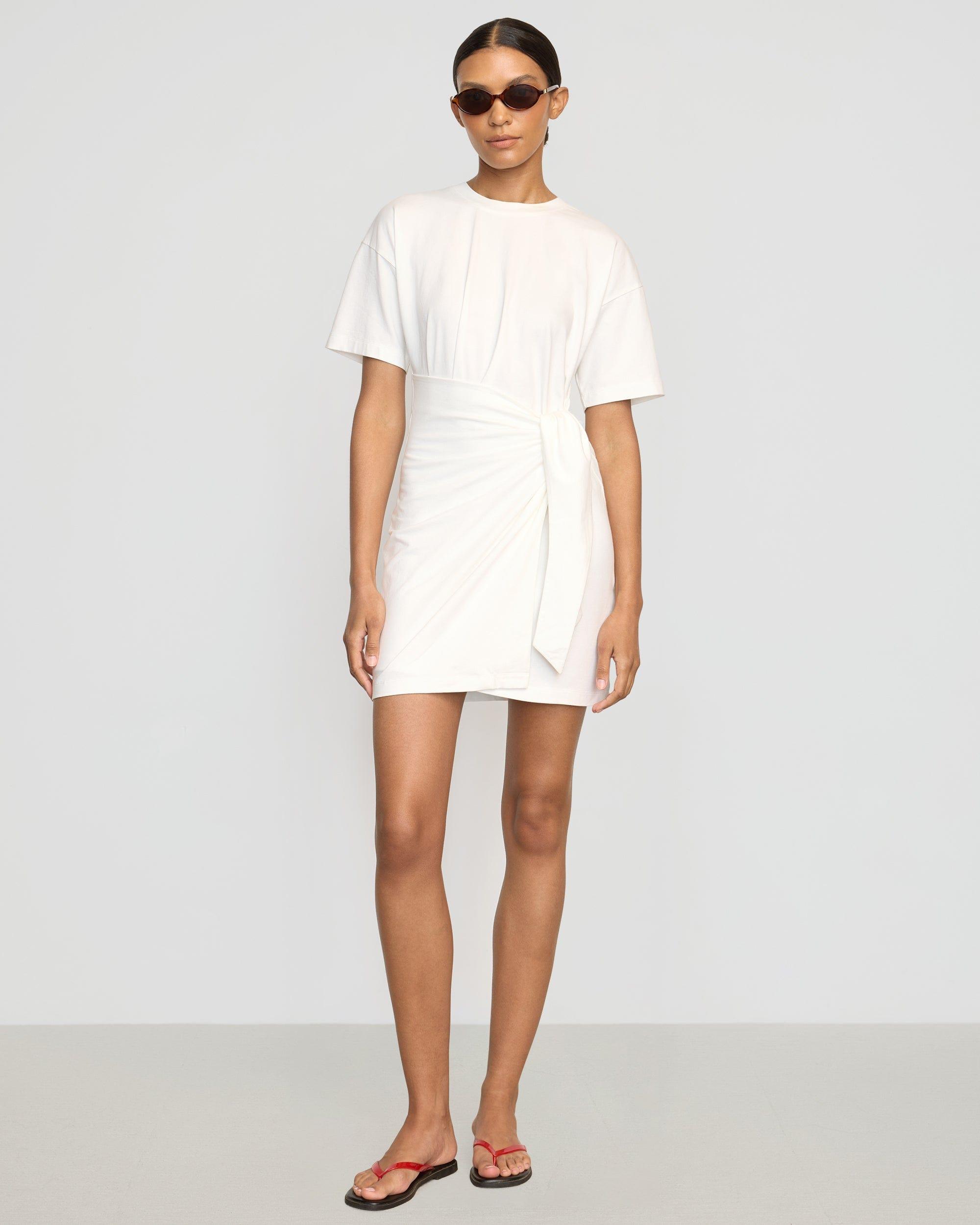 Fallon Organic Cotton T-Shirt Wrap Dress Product Image