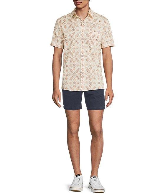 Rowm Short Sleeve Stamp Print Shirt Product Image