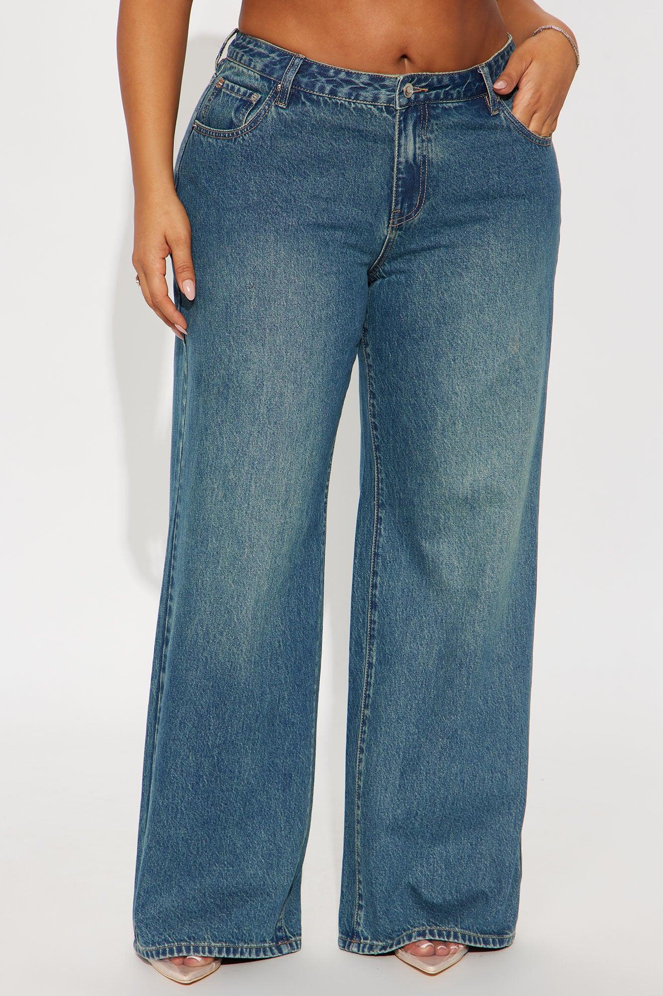 Westside Low Rise Wide Leg Jean - Vintage Wash Female Product Image
