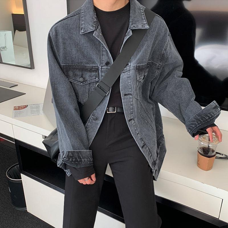 RT No. 3145 GRAY DENIM JK Product Image