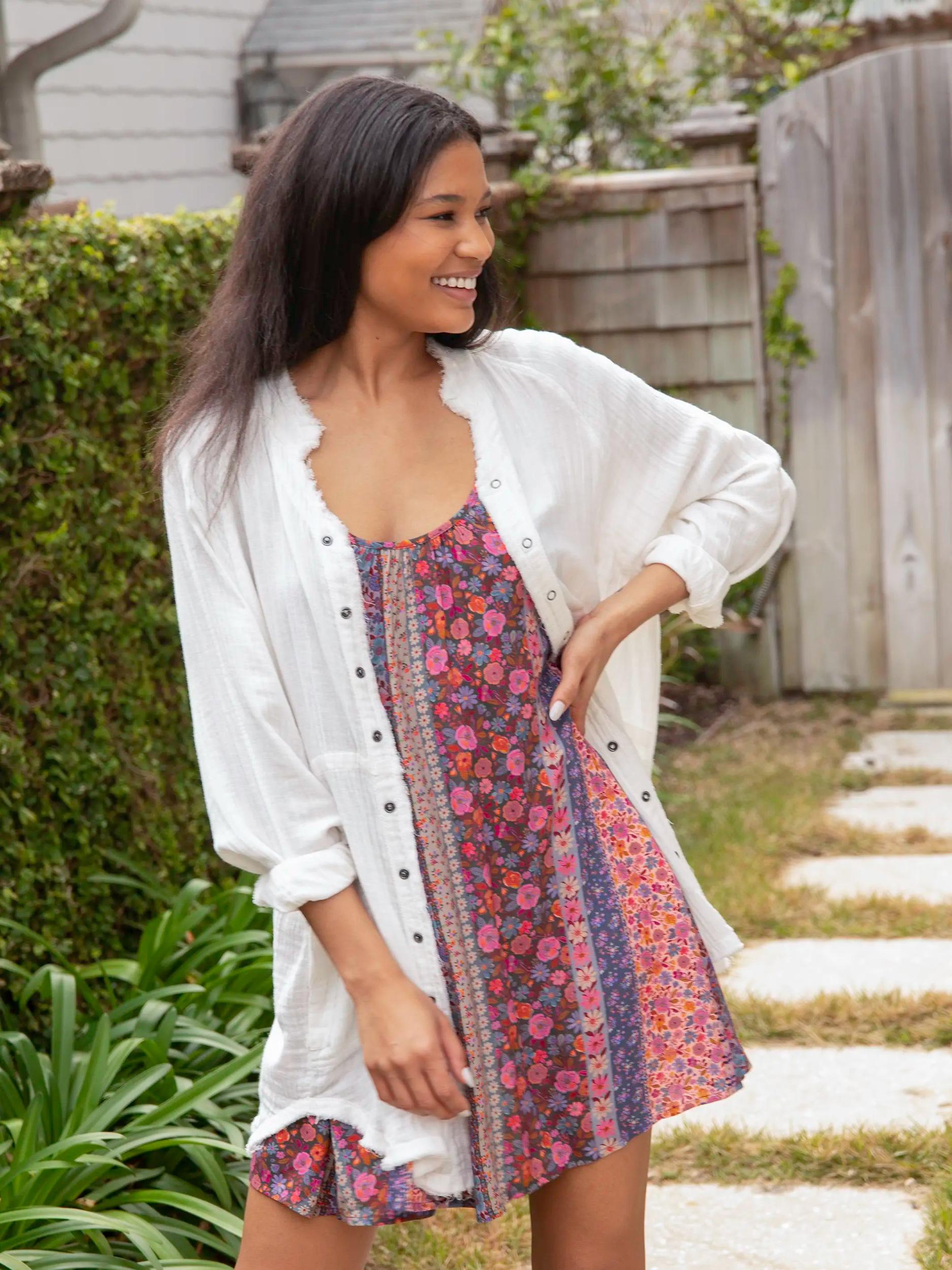 Lizzie Mini Dress - Fairytale Garden Product Image