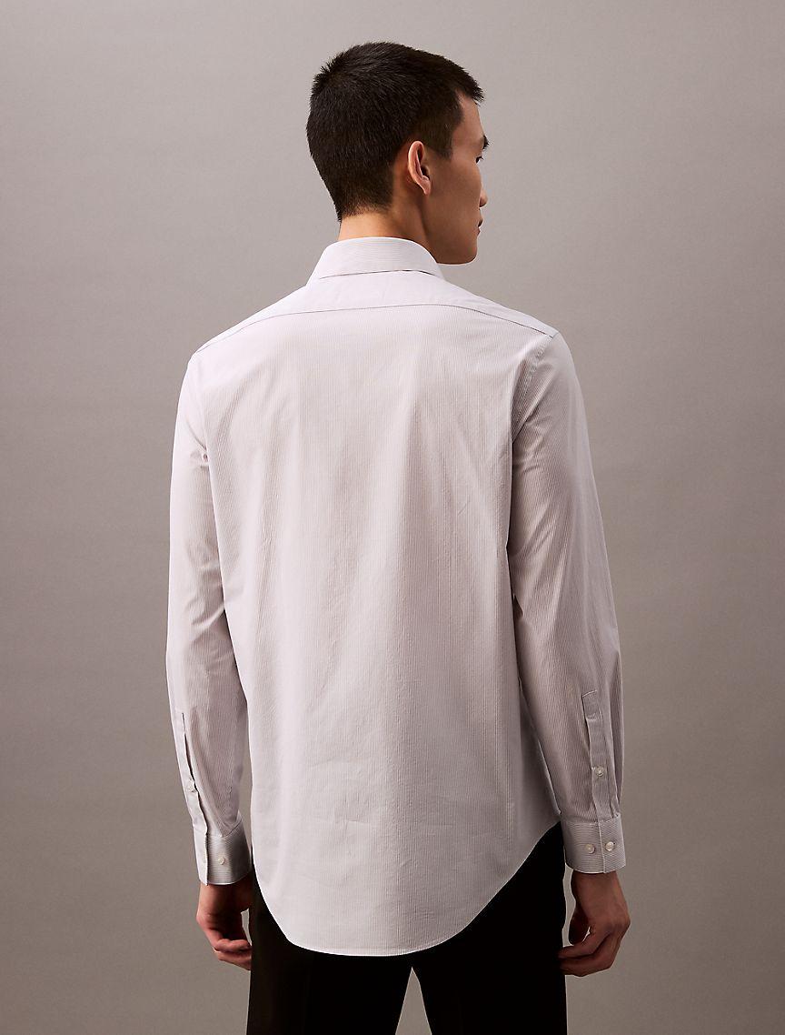 Steel Stripe Slim Fit Button-Down Shirt Product Image