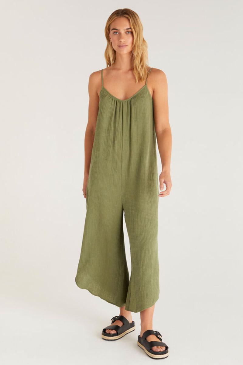Flared Gauze Jumpsuit Product Image