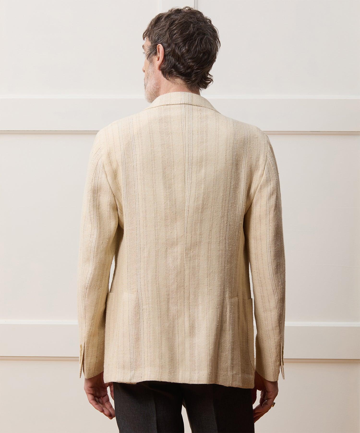 Italian Linen Silk Double Stripe Sport Coat Product Image