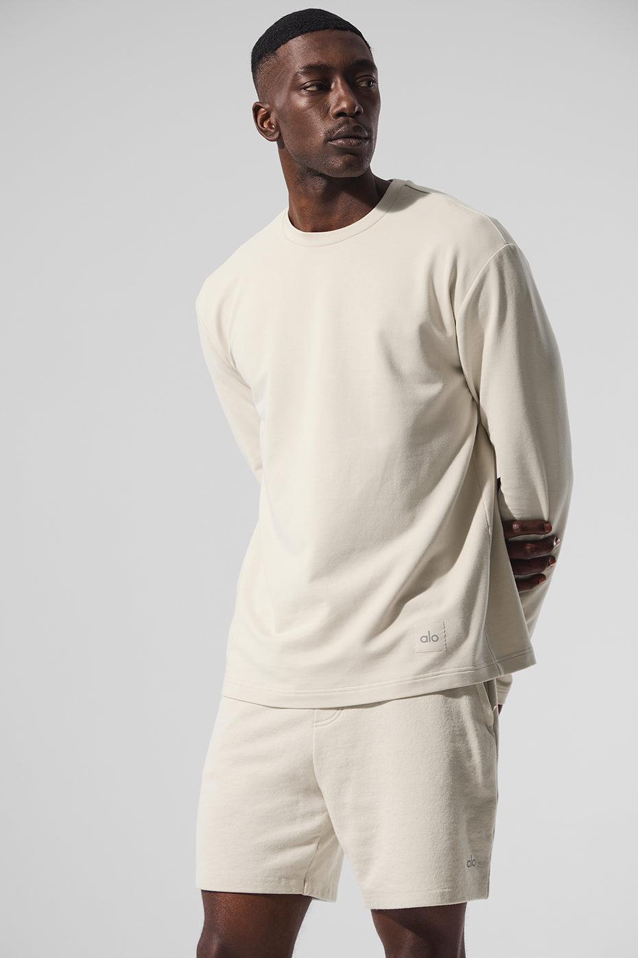 Double Take Long Sleeve Crew - Bone Male Product Image