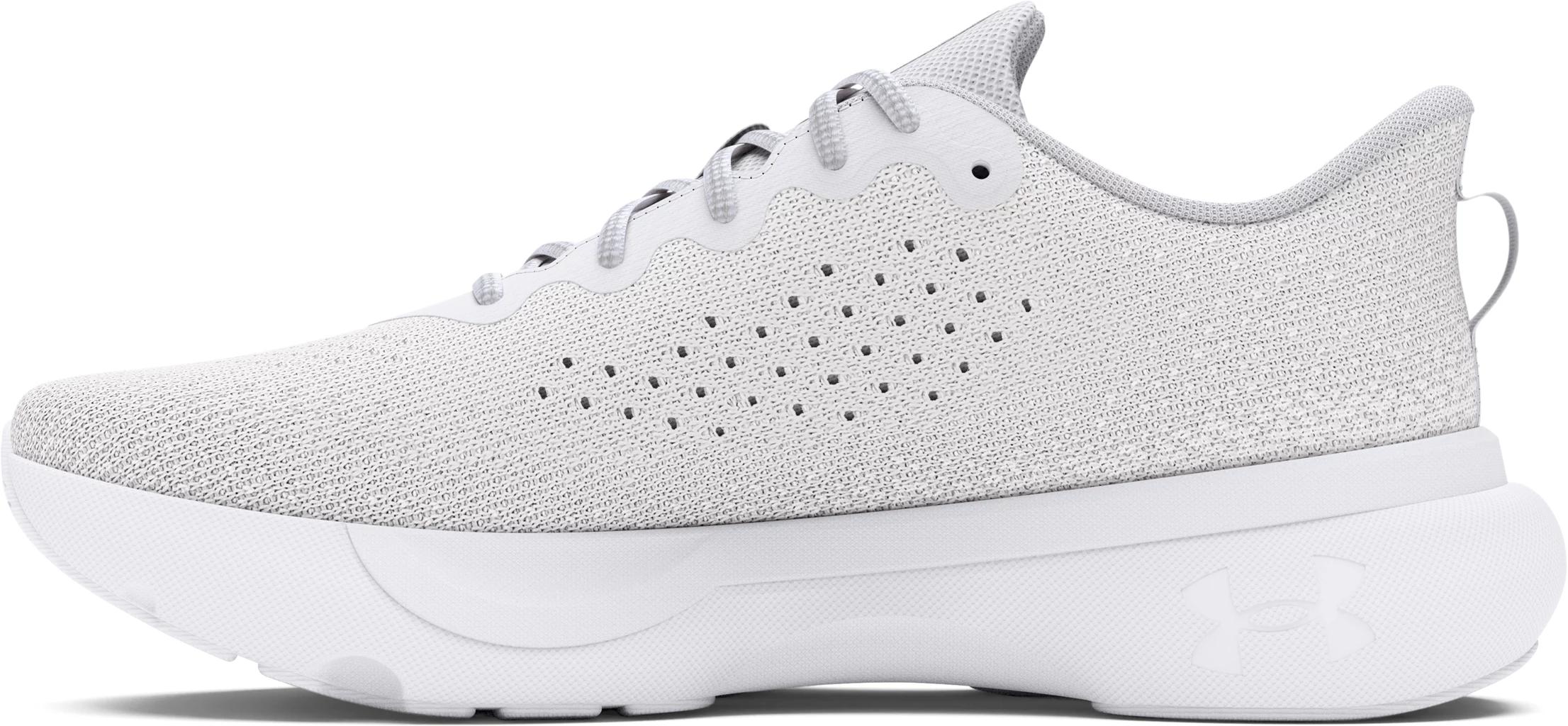 Under Armour Womens Under Armour Infinite - Womens Running Shoes White/Metallic Silver/White Product Image