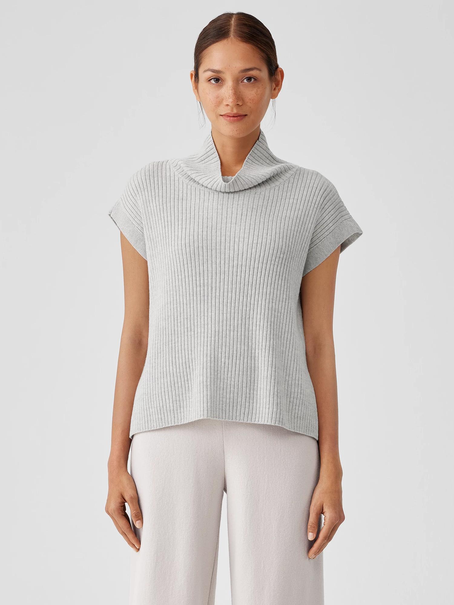Merino Turtleneck Top in Regenerative Wool Product Image