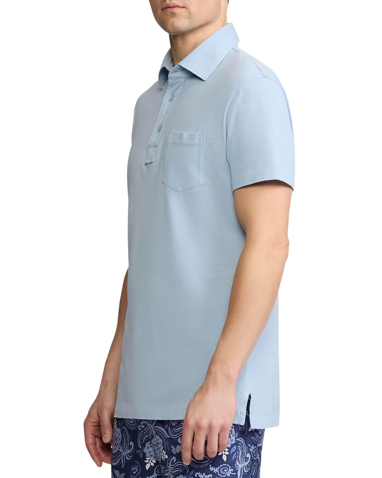 Men's Custom Slim Pique Polo Shirt Product Image