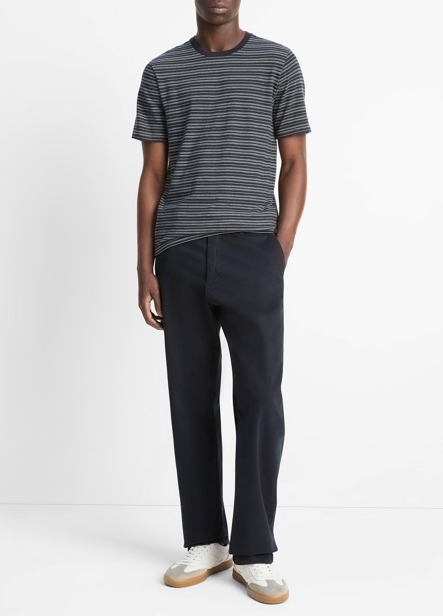 Striped Cotton T-Shirt Product Image