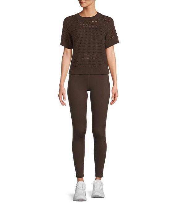 Antonio Melani Active Knit Crew Neck Short Sleeve Pullover Product Image