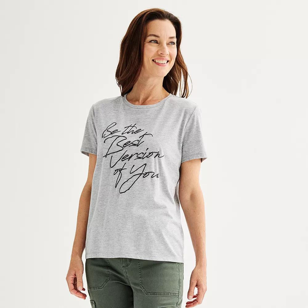 Women's "Be the Best Version of You" Graphic Tee,  Product Image