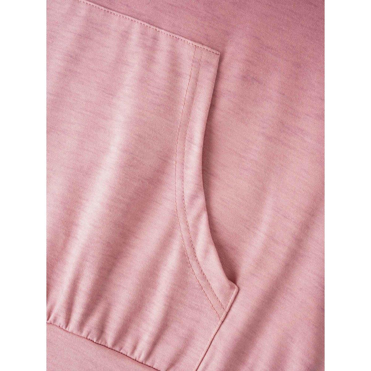 Plus Size Ombre Pocket Drawstring Hooded Sweatshirt Women Green Leisure Elastic cuffs Hooded Casual Sweatshirts BloomChic 22-24/3X Product Image