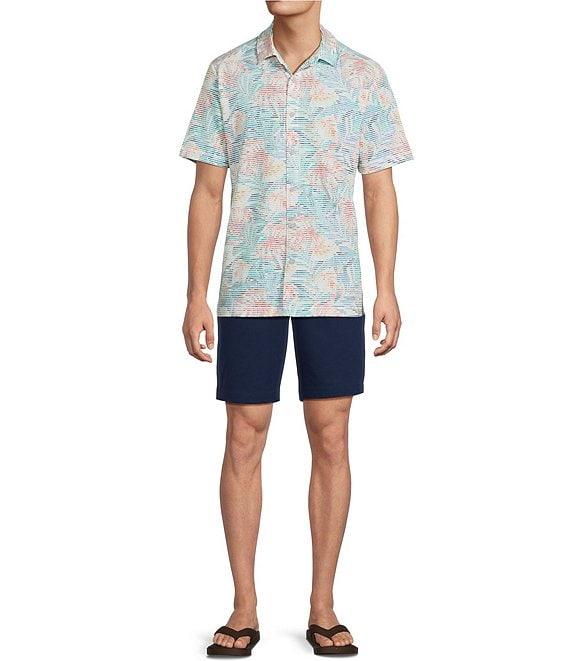 Tommy Bahama IslandZone Costa Wave Positano Palms Short Sleeve Woven Shirt Product Image