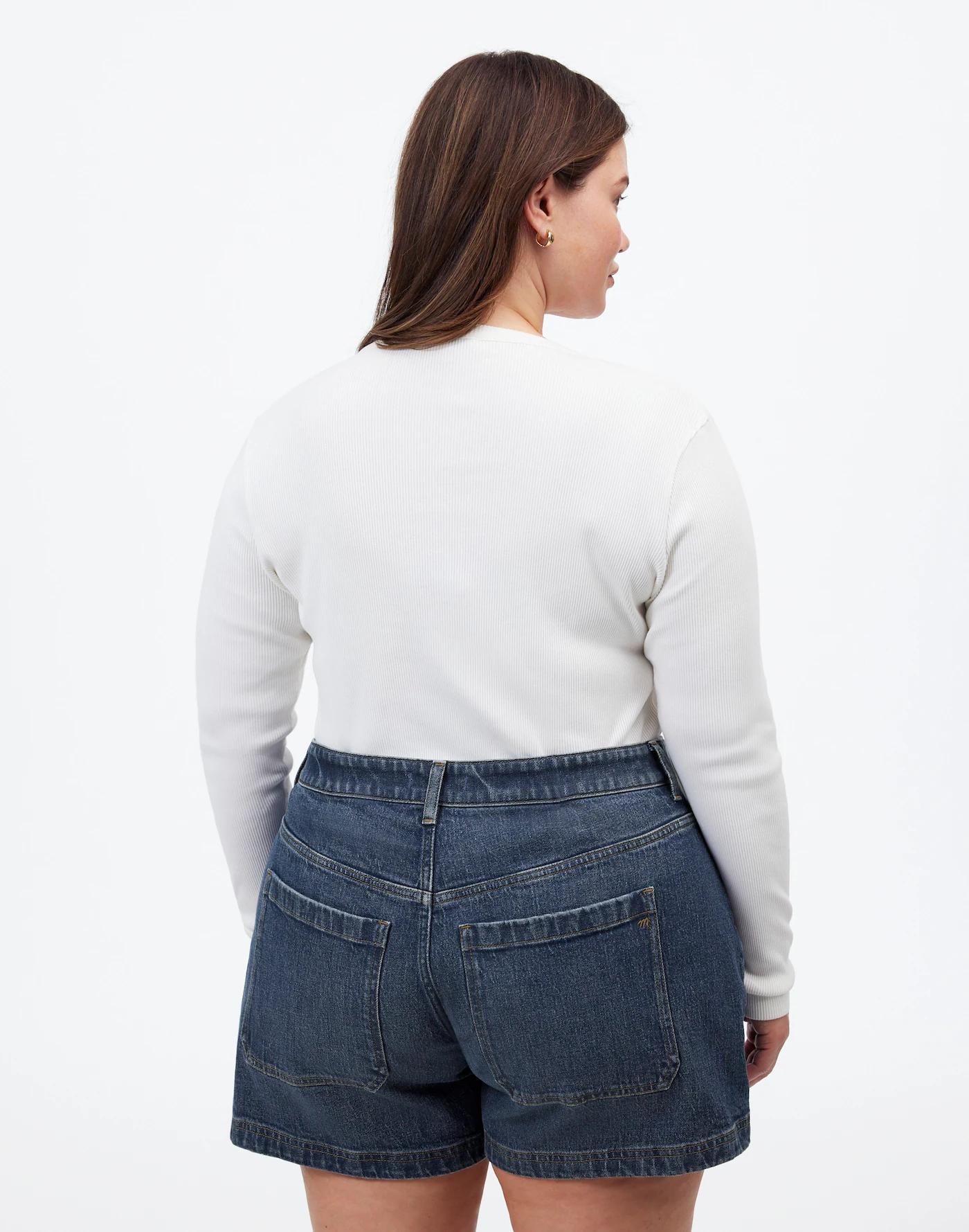 The Plus Denim Emmett Short in Archbald Wash: Patch Pocket Edition Product Image