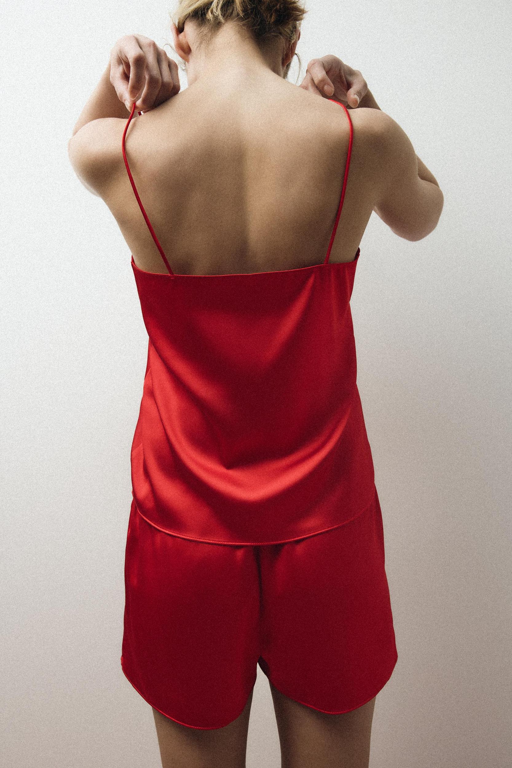 SATIN EFFECT TANK TOP Product Image