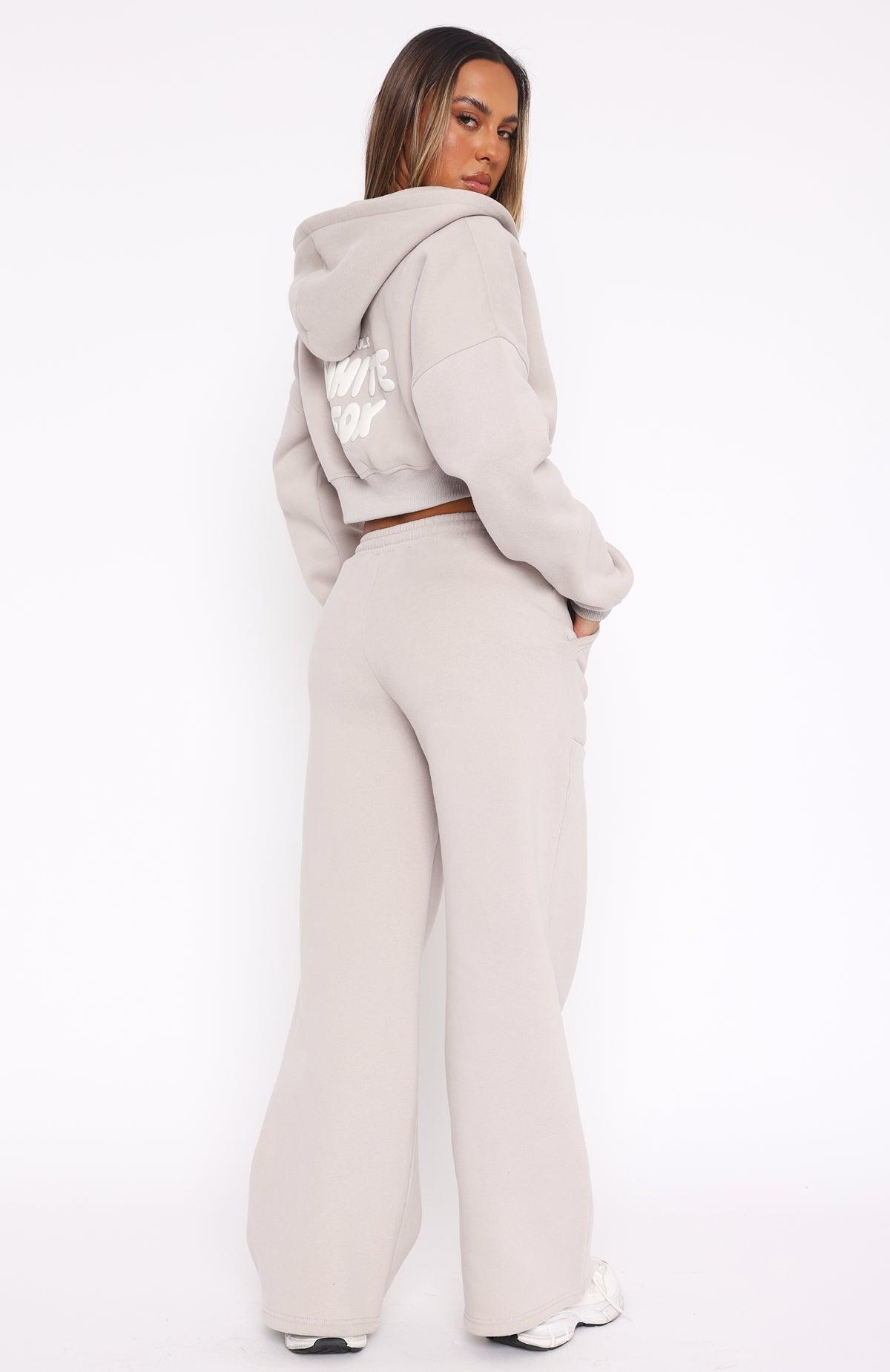 Offstage Wide Leg Sweatpants Moon Product Image