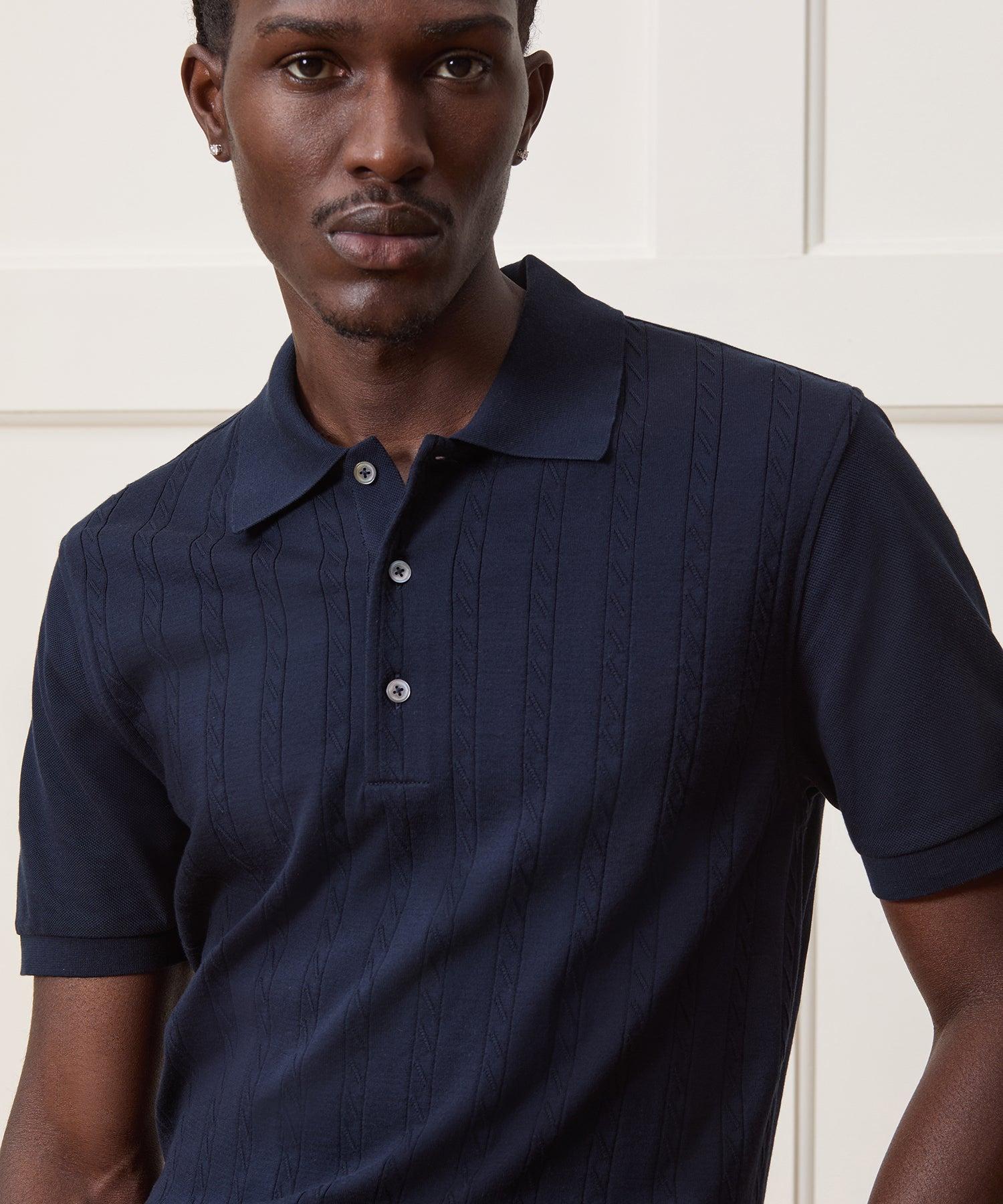 Cotton Cable Polo Product Image