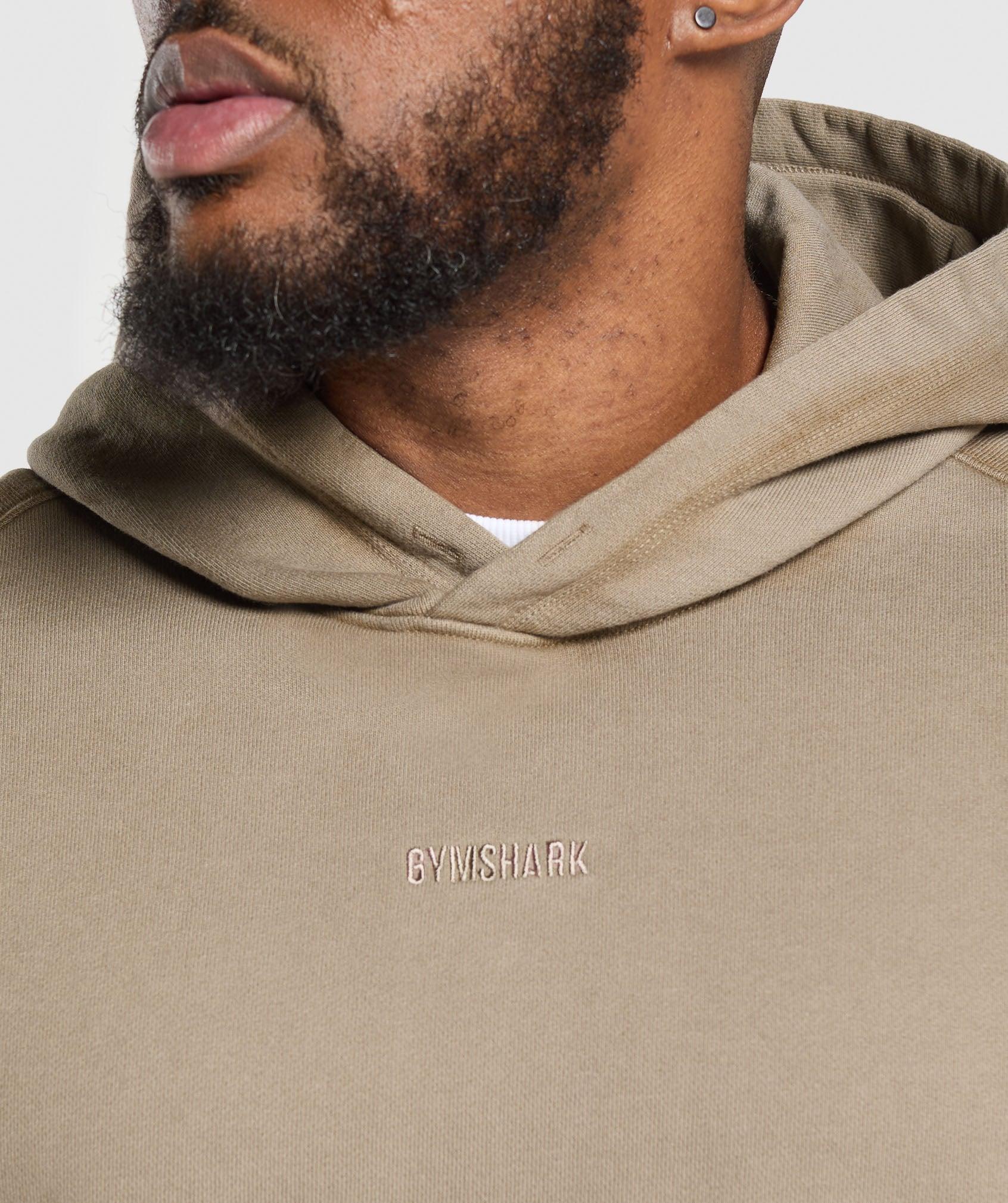 Gymshark Heavyweight Hoodie - Lifestyle Brown Male Product Image