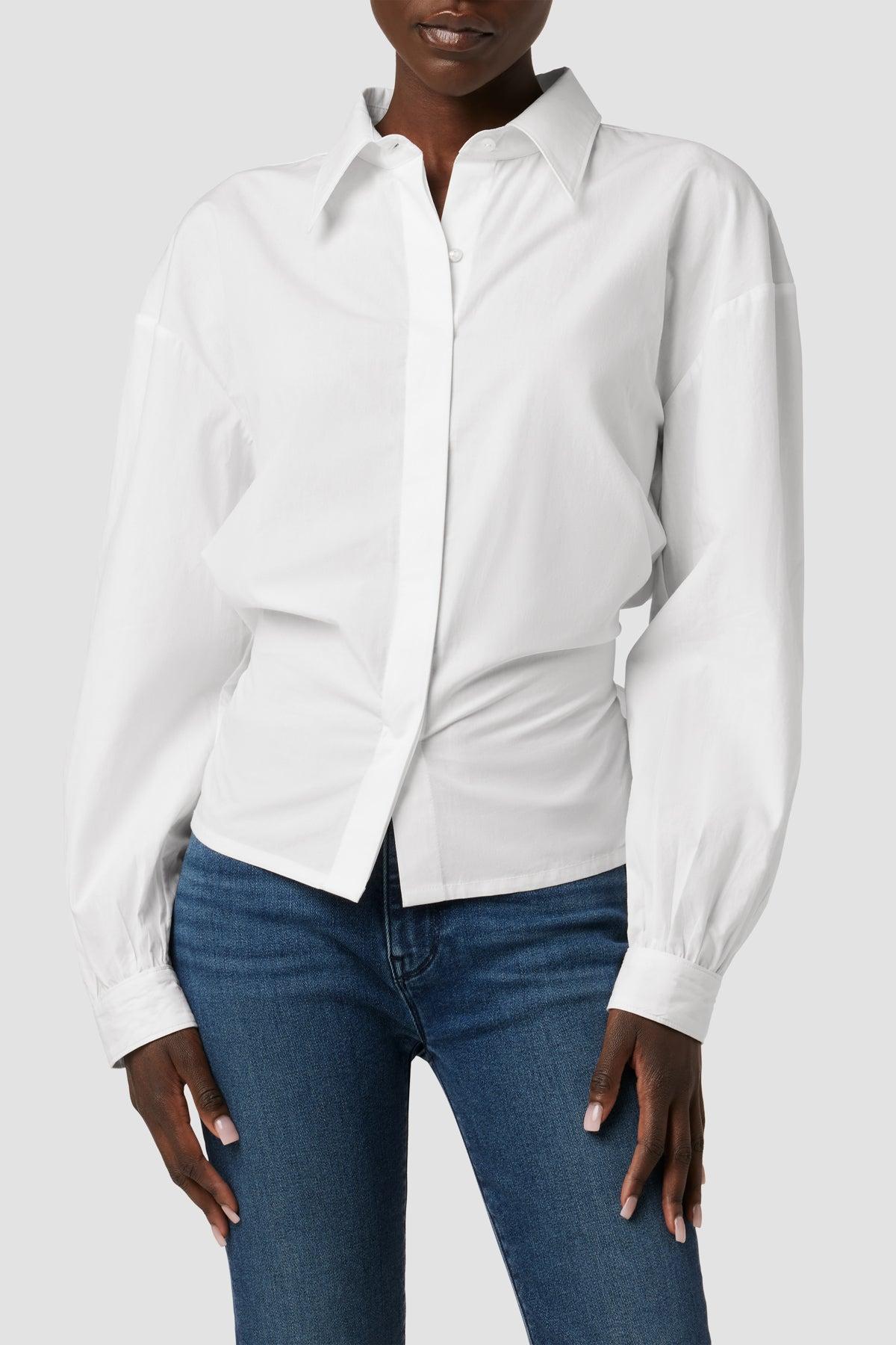 Wrap Poplin Top Female Product Image