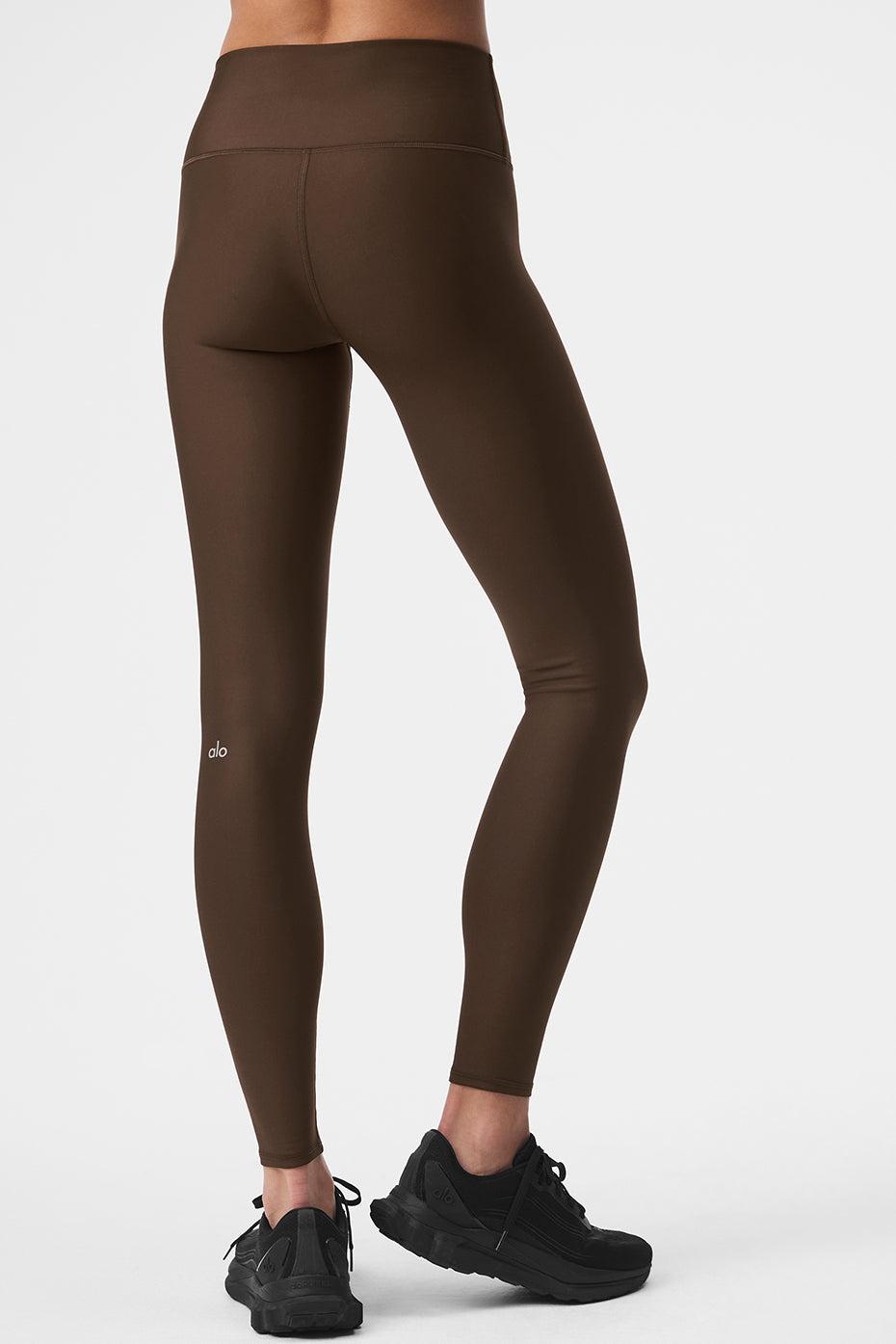 Airlift Winter Warm High-Waist Legging - Espresso Female Product Image
