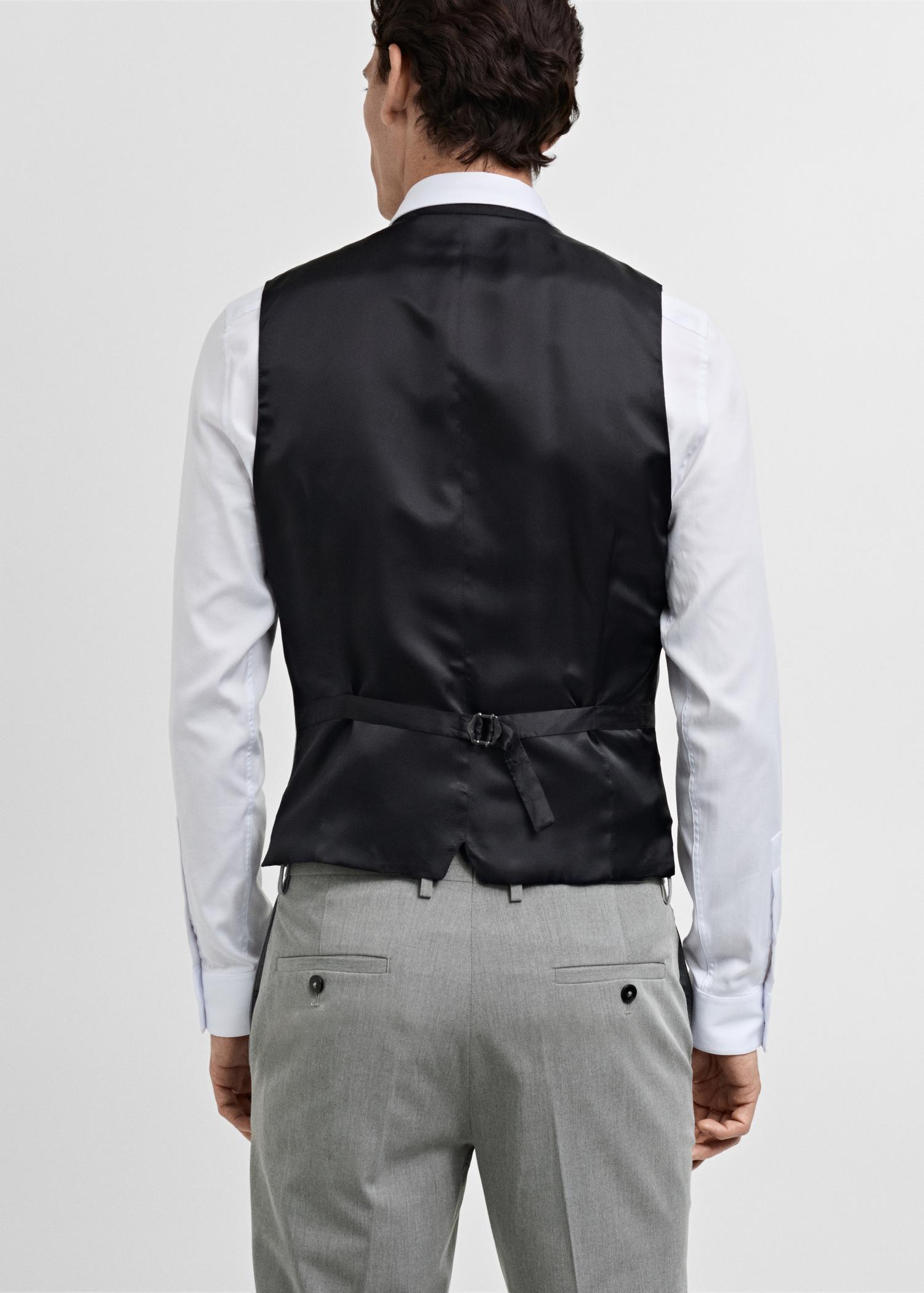 Paris super slim-fit suit vest - Men | MANGO USA Product Image