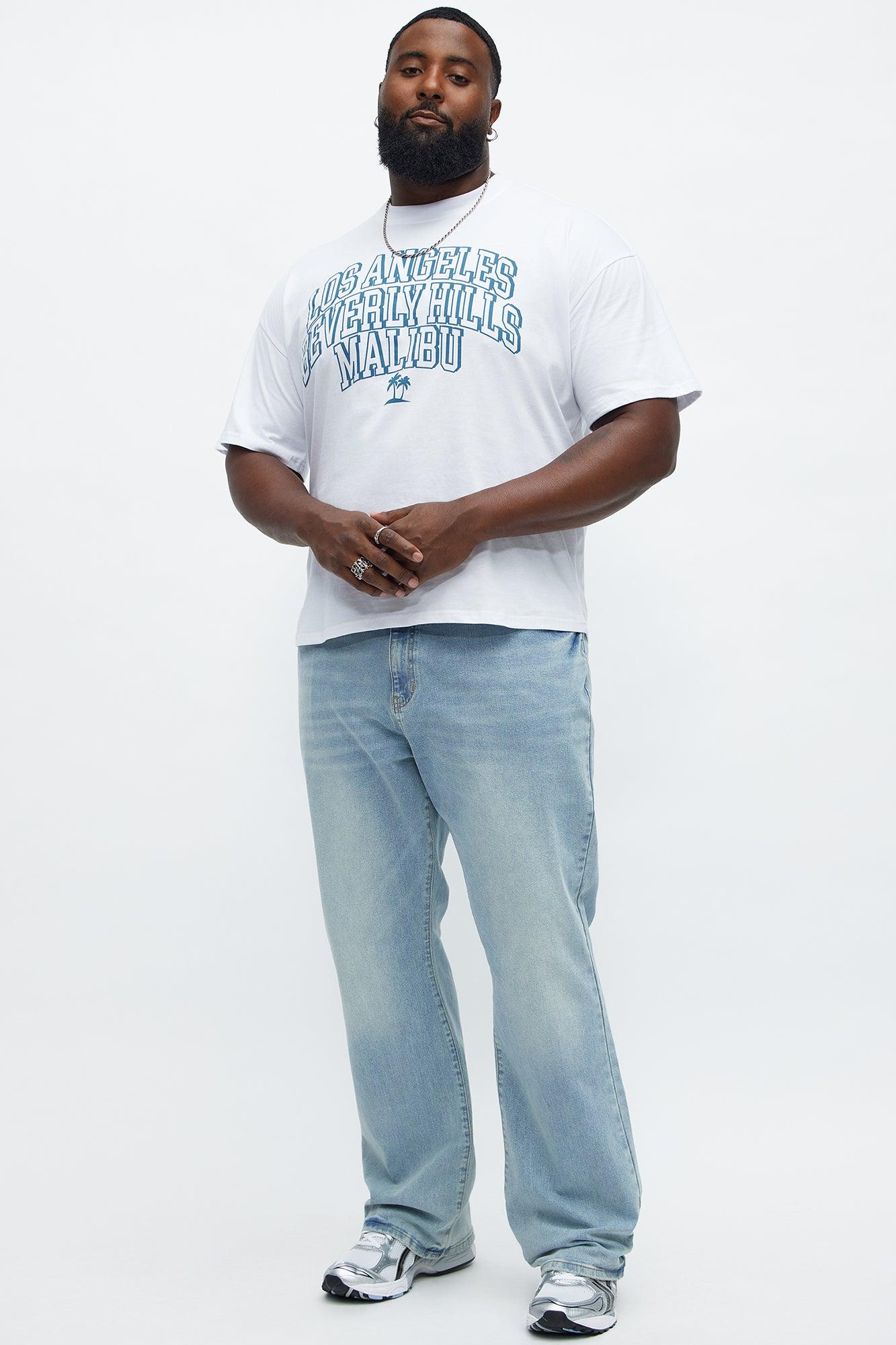 West Luxe Cities Oversized Short Sleeve Tee - White Male Product Image