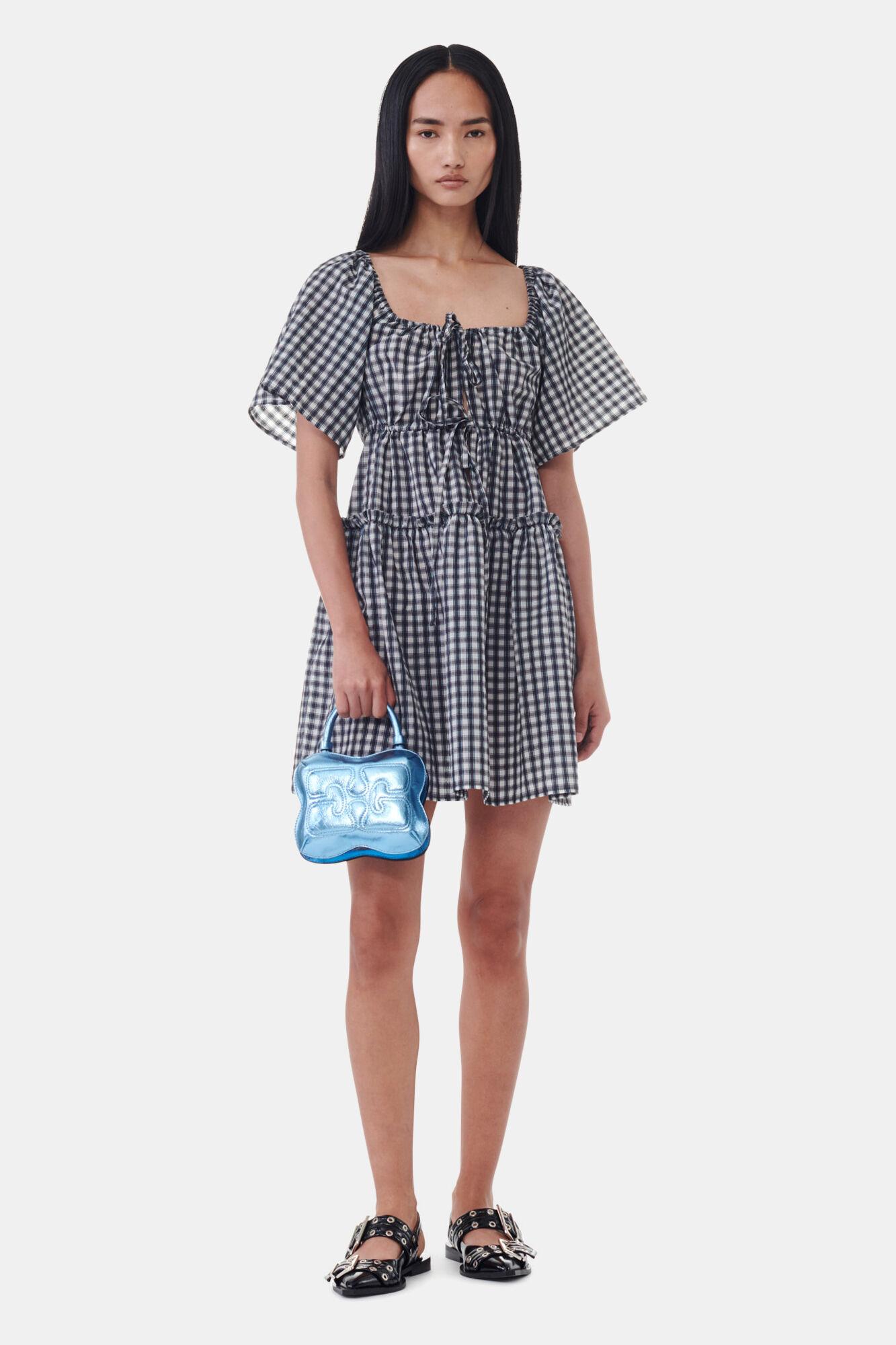 Seersucker Check Mini Layer Dress Product Image