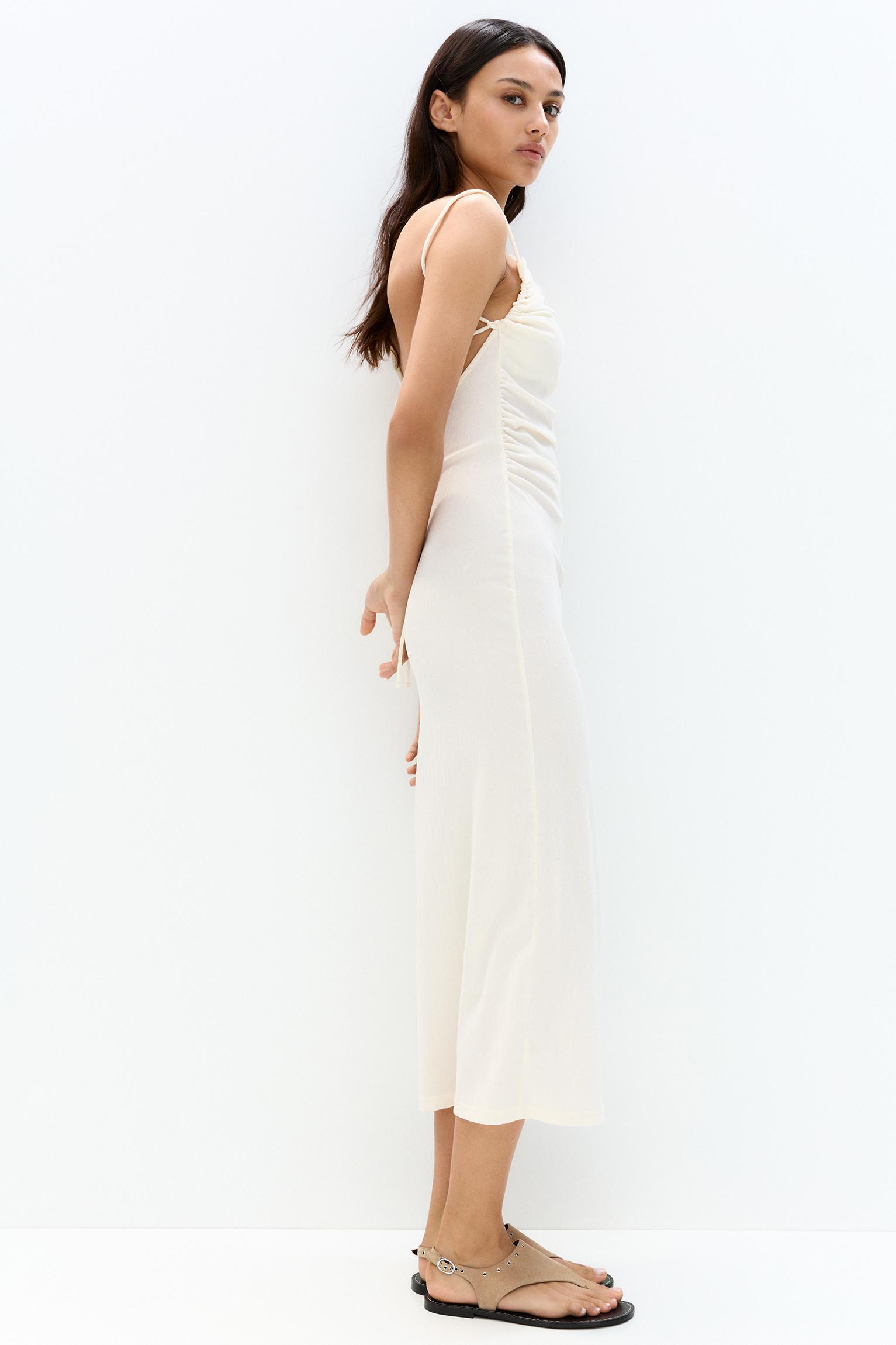 Asymmetric midi dress Product Image