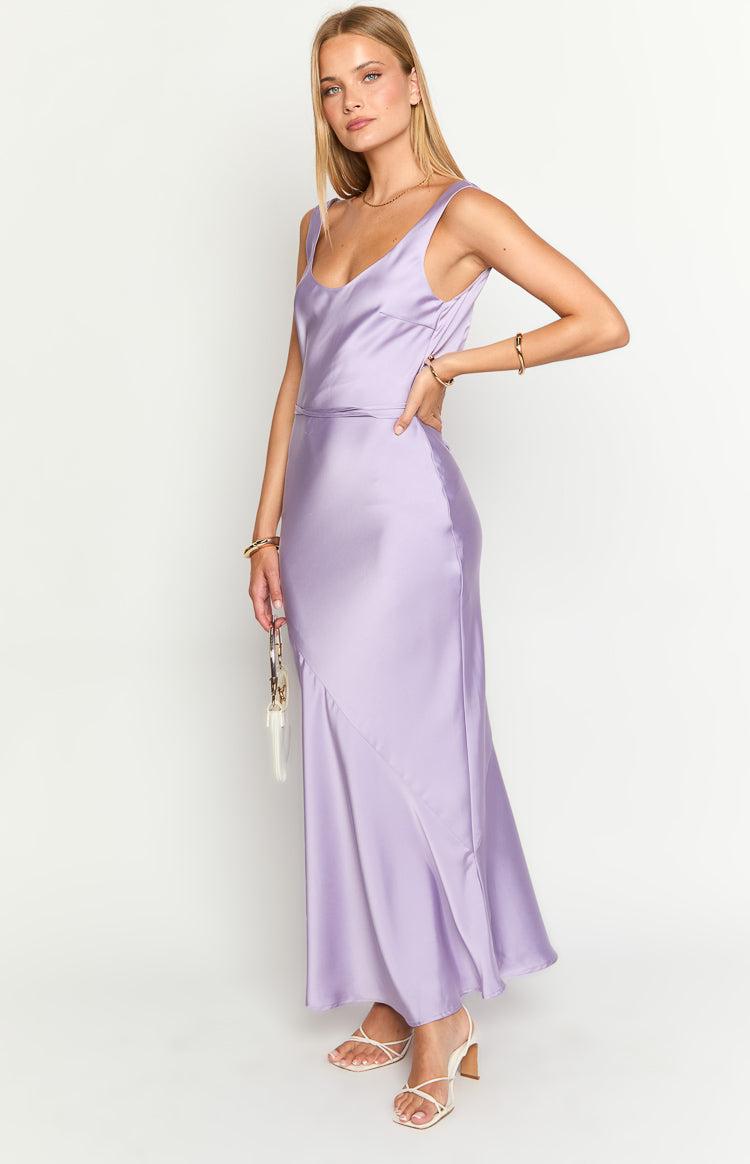 Aviva Purple Maxi Dress Product Image