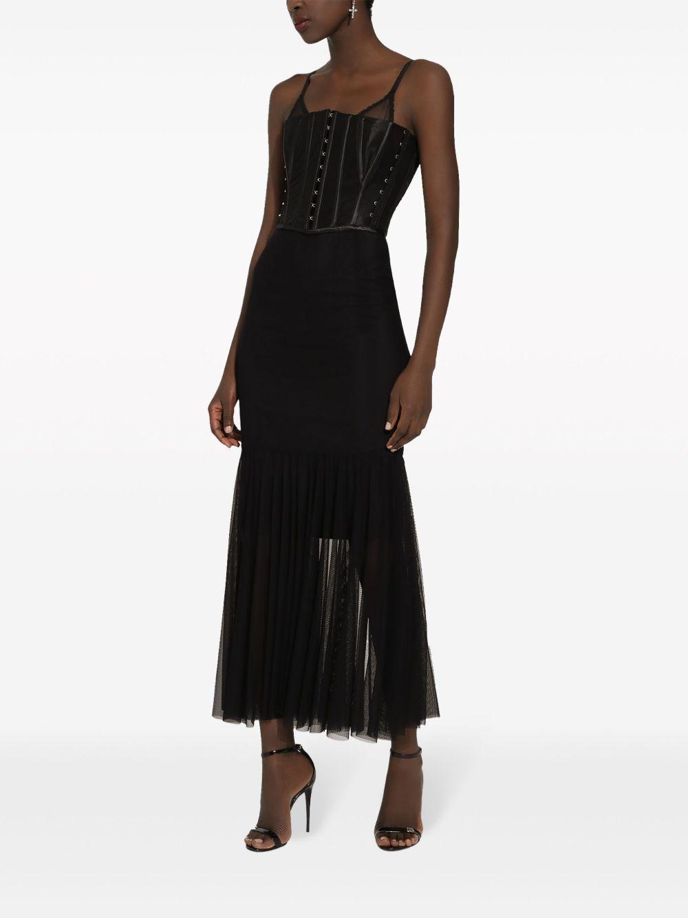 lace-detail sheer bodysuit  Product Image