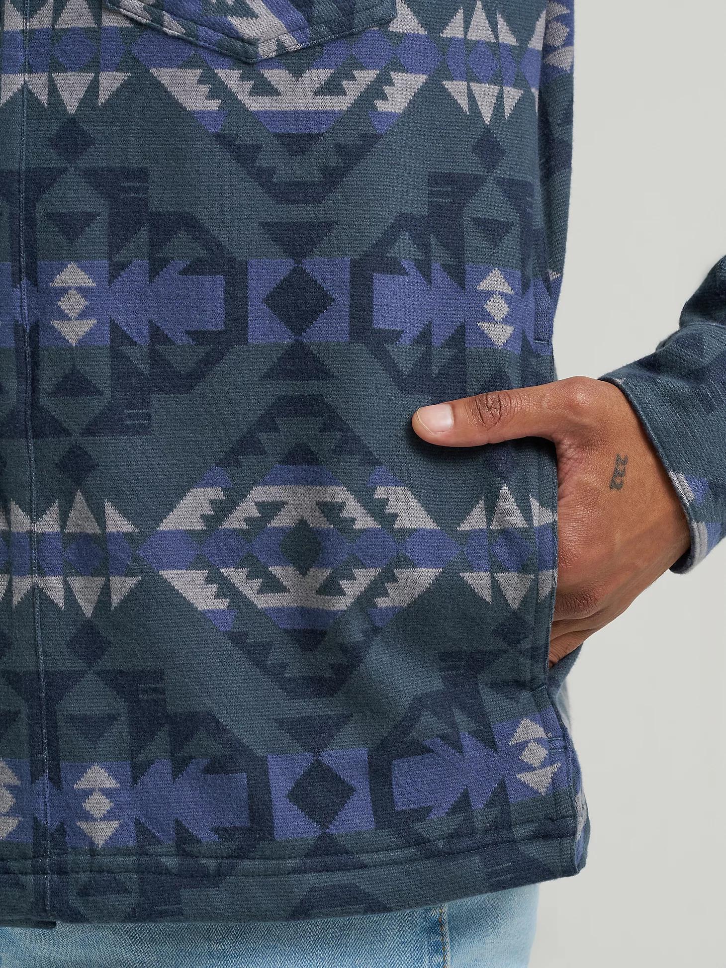 Wrangler All Terrain Gear Men's Campsite Flannel Shirt in Dark Slate Product Image