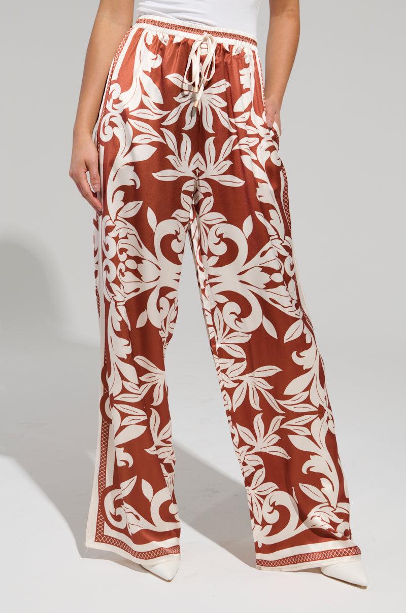 FIND A WAY PRINTED PALAZZO PANT Product Image