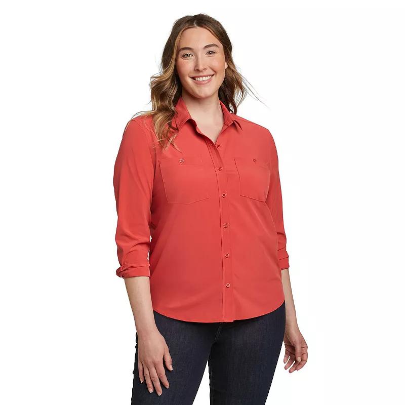 Womens Eddie Bauer Departure 3.0 Long Sleeve Shirt Product Image