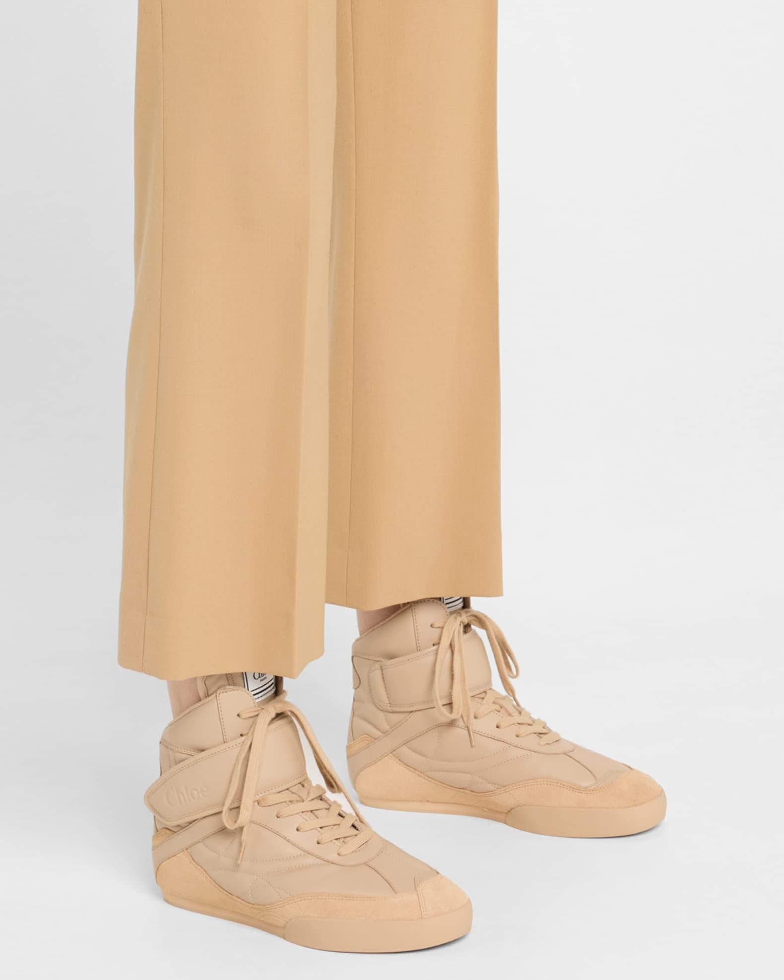 Kick Leather High-Top Sneakers Product Image