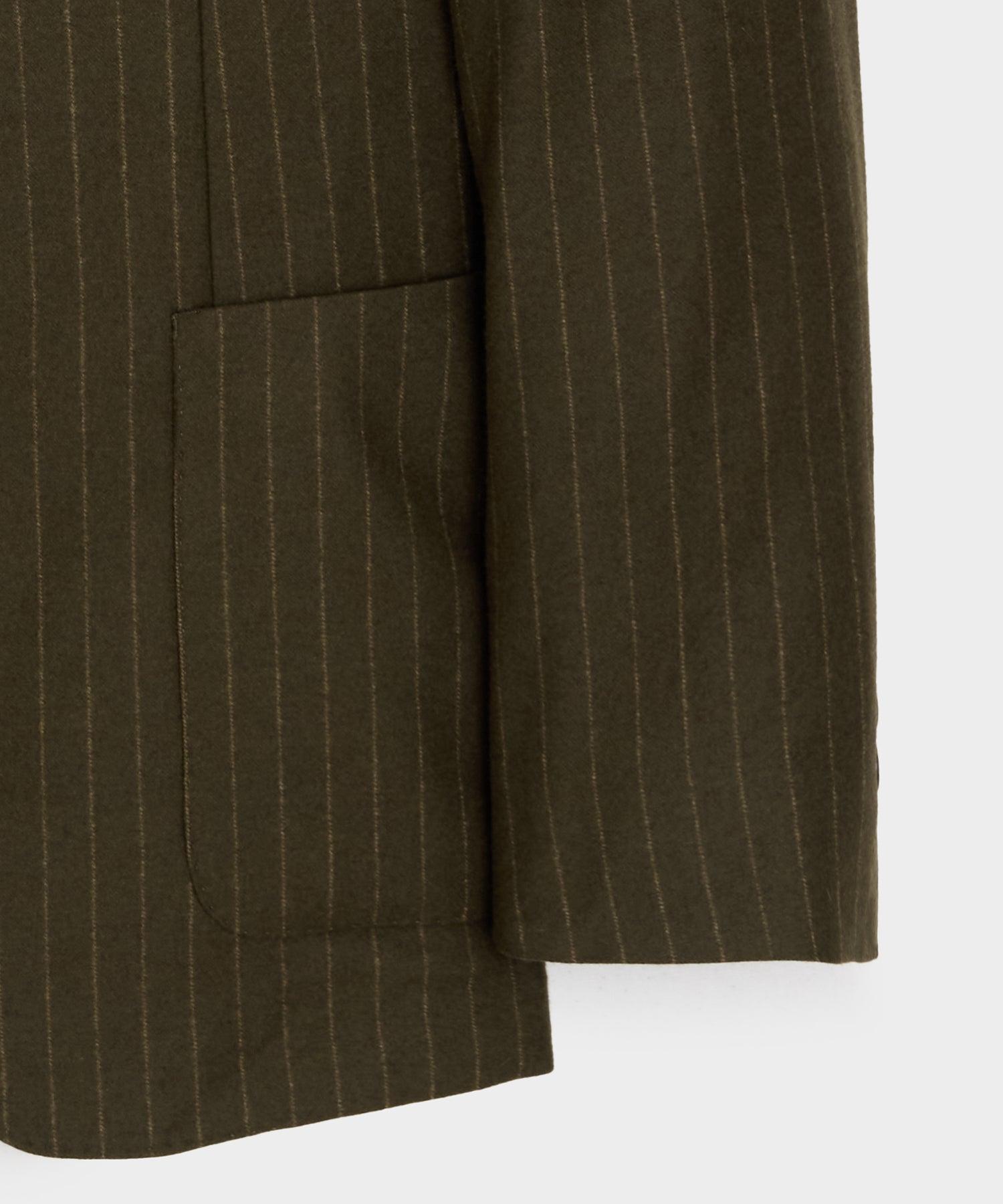 Italian Flannel Pinstripe Madison Suit Product Image