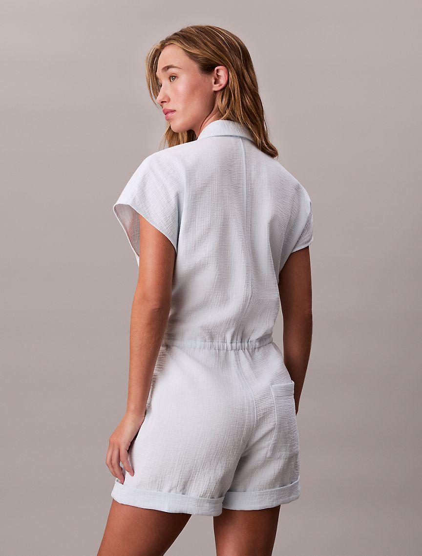 Cotton Viscose Gauze Romper Product Image